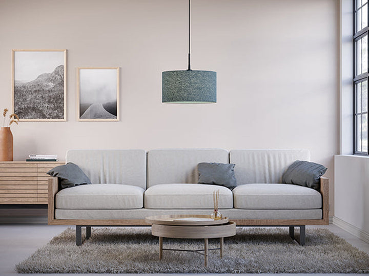 Soft takpendel 40 cm E27-Takpendler-Belid-Blå ull-1668743-Lightup.no