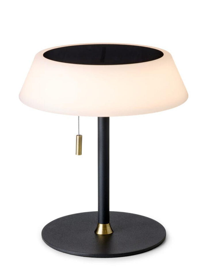 Solar portabel bordlampe utendørs IP54 oppladbar USB-C og solcelle-Bordlamper-Halo Designs-Terracotta-5705639801428-Lightup.no