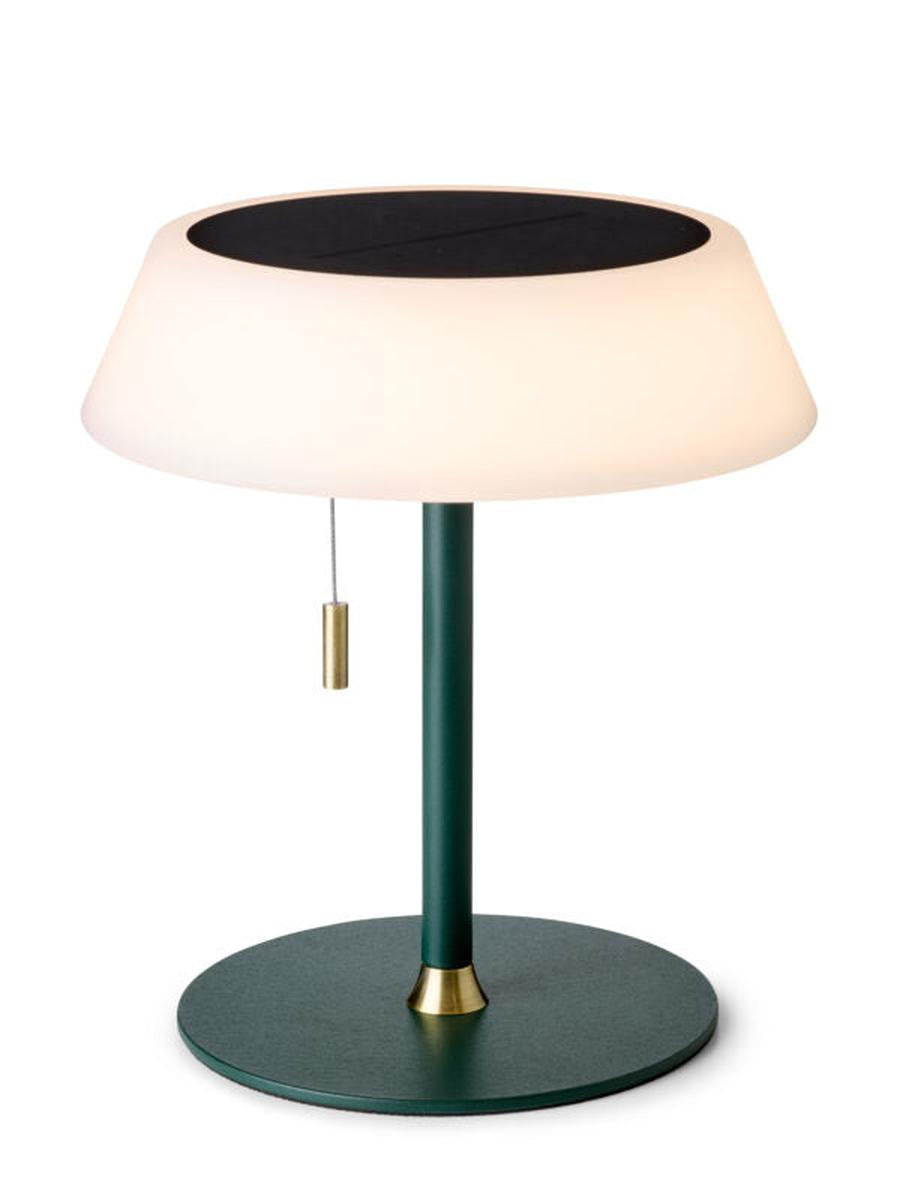 Solar portabel bordlampe utendørs IP54 oppladbar USB-C og solcelle-Bordlamper-Halo Designs-Terracotta-5705639801428-Lightup.no