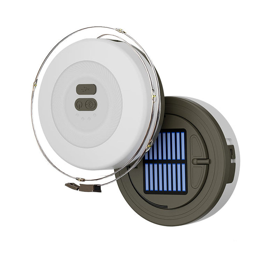 Solar string oppladbar bordlampe / lysslynge 9,8 meter 2700 Kelvin IP44 - Solcelle-Lysslynge-NorDesign-Hvit / Grønn-401102731-Lightup.no