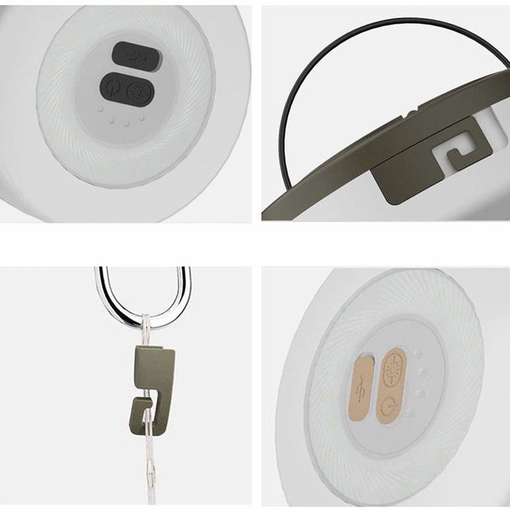 Solar string oppladbar bordlampe / lysslynge 9,8 meter 2700 Kelvin IP44 - Solcelle-Lysslynge-NorDesign-Hvit / Grønn-401102731-Lightup.no