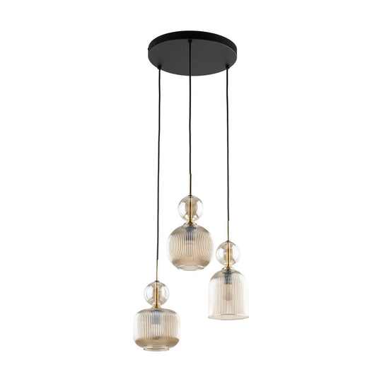 Sophia takpendel 3-lys-Takpendler-TK Lighting-Amber-TK-11041-Lightup.no