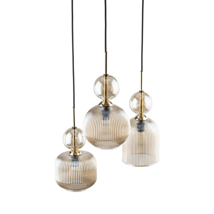 Sophia takpendel 3-lys-Takpendler-TK Lighting-Amber-TK-11041-Lightup.no