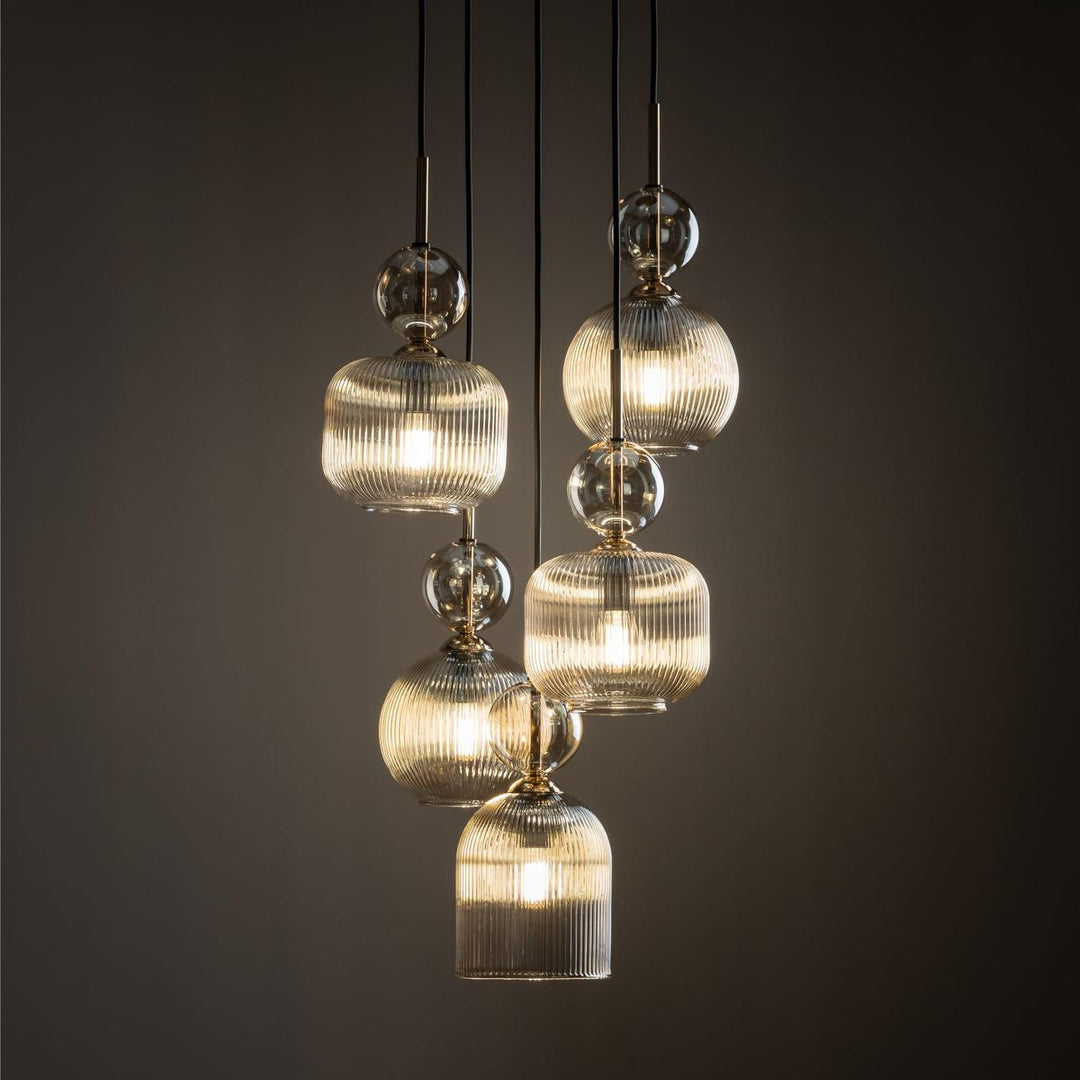 Sophia takpendel 5-lys-Takpendler-TK Lighting-Amber-TK-11043-Lightup.no