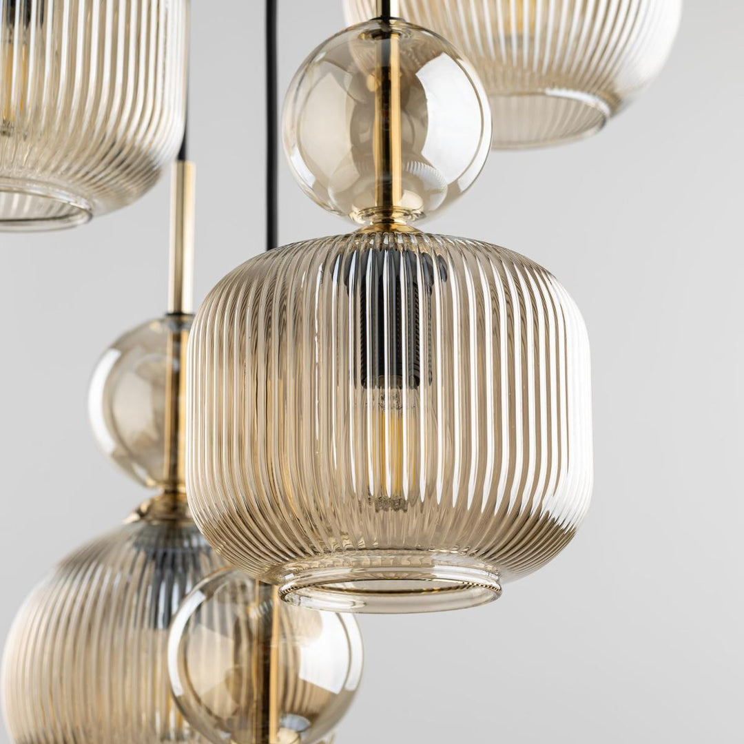 Sophia takpendel 5-lys-Takpendler-TK Lighting-Amber-TK-11043-Lightup.no