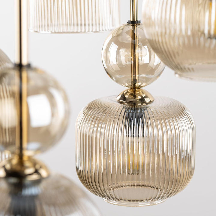 Sophia takpendel 5-lys-Takpendler-TK Lighting-Amber-TK-11043-Lightup.no
