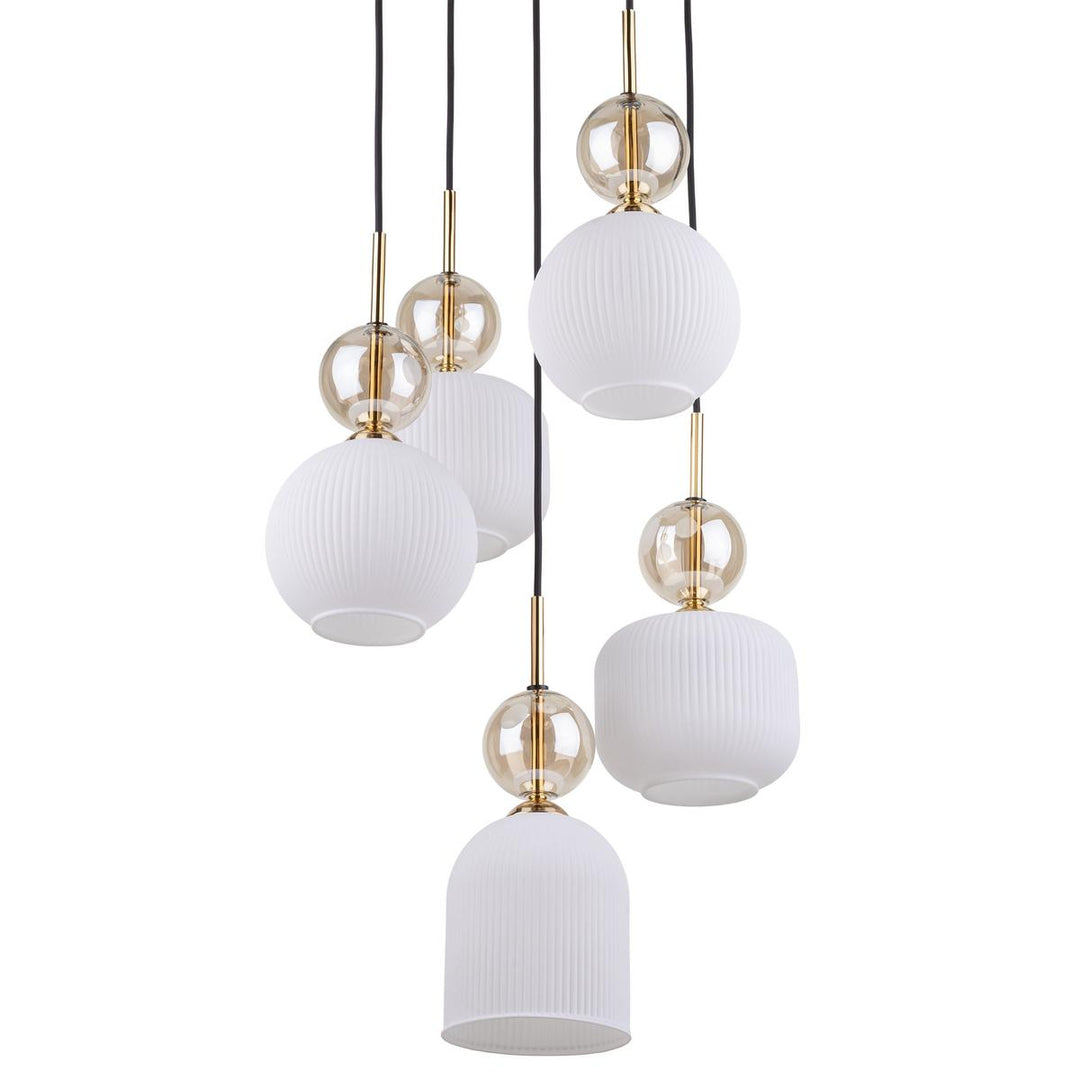 Sophia takpendel 5-lys-Takpendler-TK Lighting-Amber-TK-11043-Lightup.no