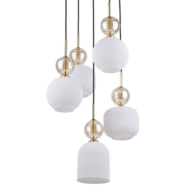 Sophia takpendel 5-lys-Takpendler-TK Lighting-Amber-TK-11043-Lightup.no