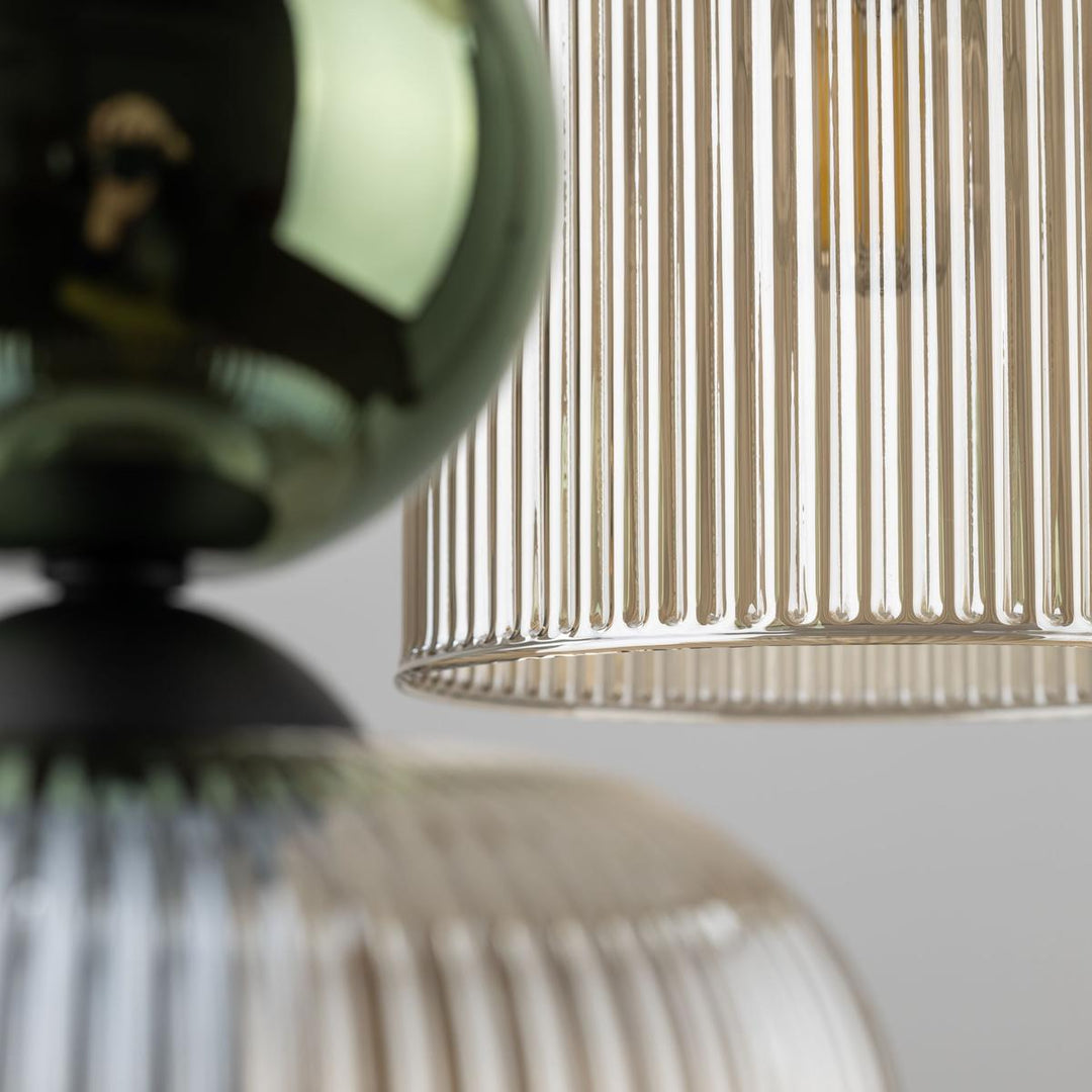 Sophia takpendel 6-lys-Takpendler-TK Lighting-Amber / Hvit-TK-11594-Lightup.no