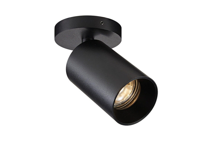 Spoton Circle takspot 1 lys GU10 - Svart - 2-310-01-2 - Lightup.no
