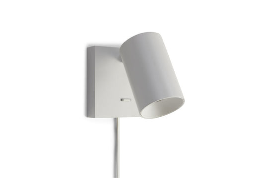 Spoton firkantet vegglampe GU10 med bryter-Vegglamper-Antidark-Hvit-2-300-10-1-1-Lightup.no
