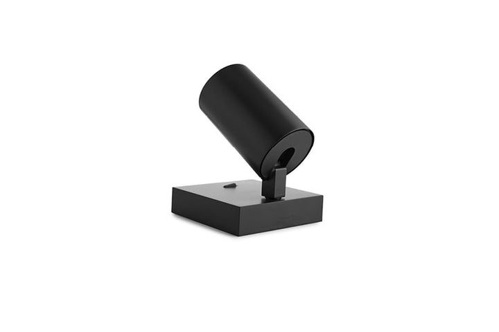 Spoton firkantet vegglampe GU10 med bryter-Vegglamper-Antidark-Hvit-2-300-10-1-1-Lightup.no