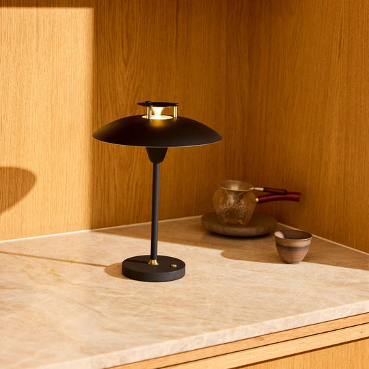 Stepp 1-2-3 bordlampe oppladbar IP54-Bordlamper-Halo Designs-Antik Messing-5705639746064-Lightup.no