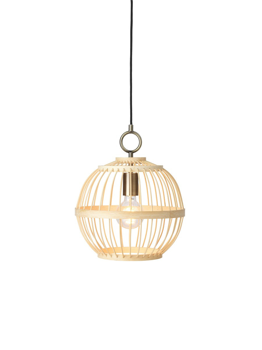 Stockholm Nordic Edition takpendel Ø30 cm-Takpendler-Halo Designs-Svart tre / Messing-5705639746729-Lightup.no