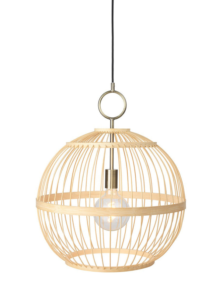 Stockholm Nordic Edition takpendel Ø50 cm-Takpendler-Halo Designs-Svart tre / Messing-5705639746781-Lightup.no