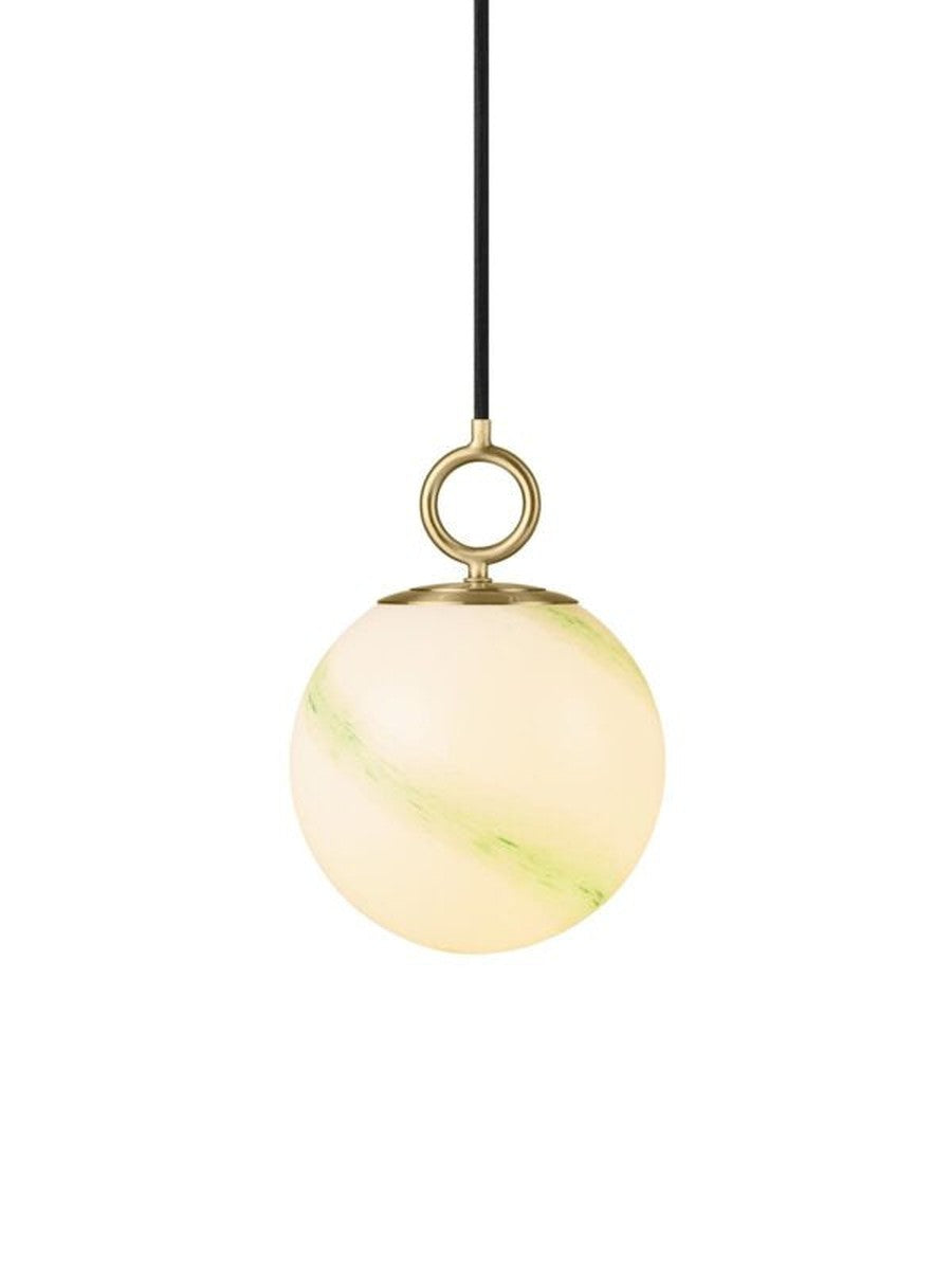 Stockholm takpendel Ø18 cm-Takpendler-Halo Designs-Opal/Marmorbrun-5705639745555-Lightup.no