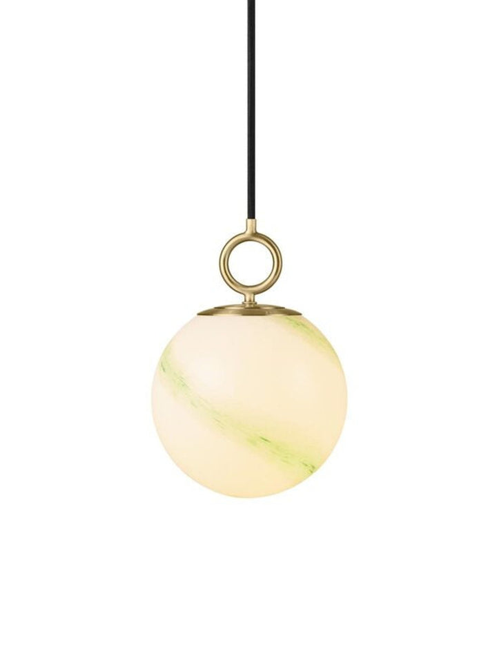 Stockholm takpendel Ø18 cm-Takpendler-Halo Designs-Opal/Marmorbrun-5705639745555-Lightup.no