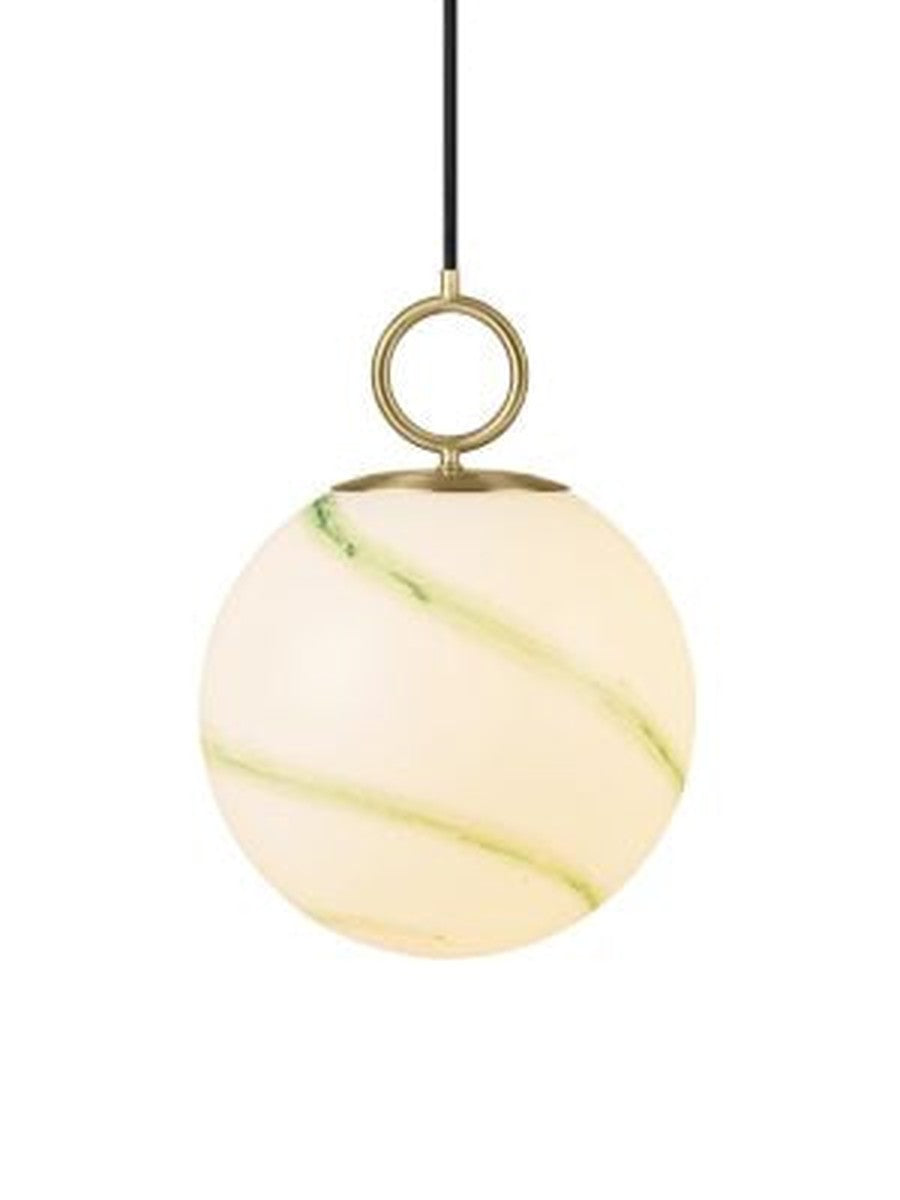Stockholm takpendel Ø24 cm-Takpendler-Halo Designs-Opal/Marmorbrun-5705639745609-Lightup.no