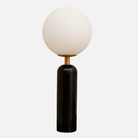 Stone bordlampe H50-Bordlamper-Lightup.no-Svart/Opal-5714198007127-Lightup.no