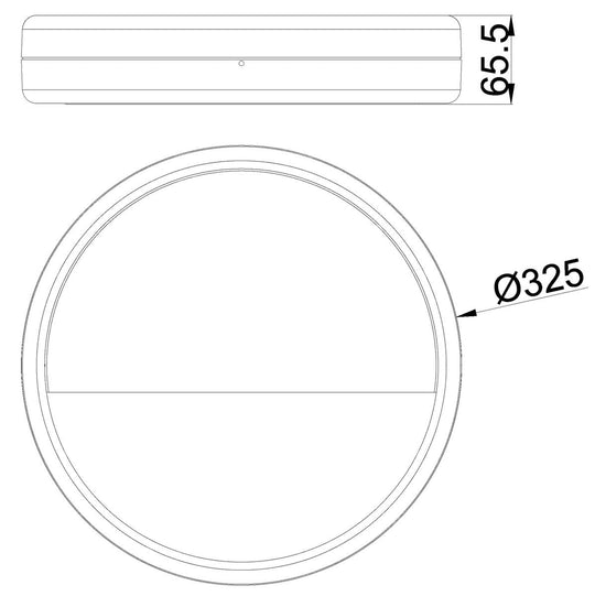 Storm 325 vegglampe 3000/4000 Kelvin 10/18/24W IP65-Utebelysning vegg veggskjold-NorDesign-Svart-463009124-Lightup.no