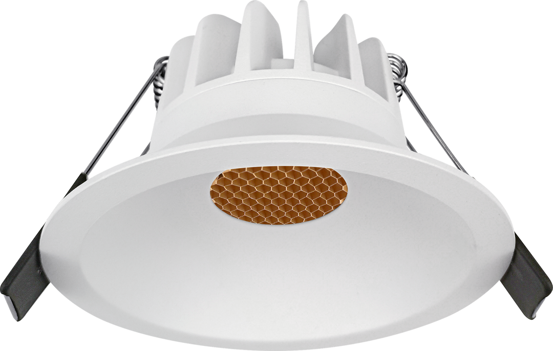 Styx lavtbyggende downlight 7,5W 2700K RA95 IP44 - 8 pakning-Downlight lavtbyggende-Aneta Lighting-Hvit-AP-3210659-Lightup.no