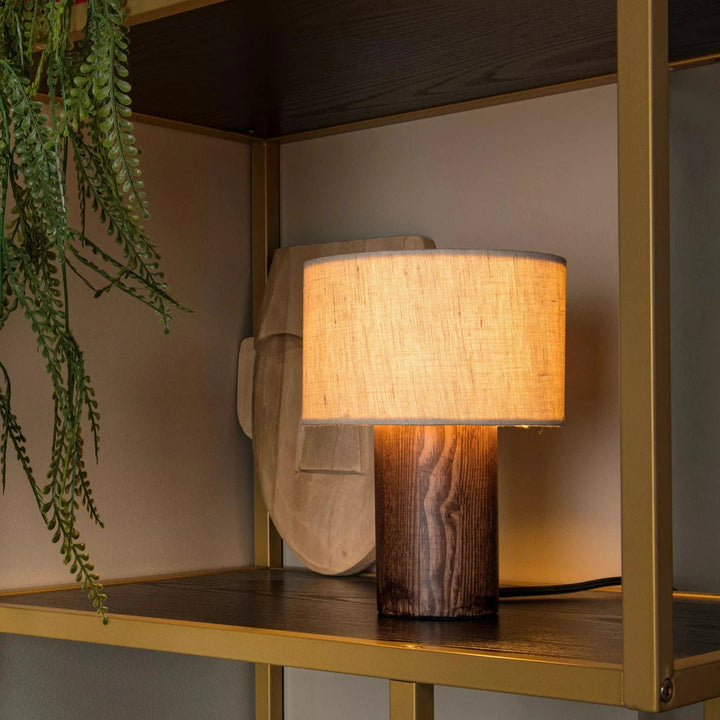 Tachina bordlampe 20,5 cm-Bordlamper-Lucide-Tre / Natur-LC06525/81/70-Lightup.no