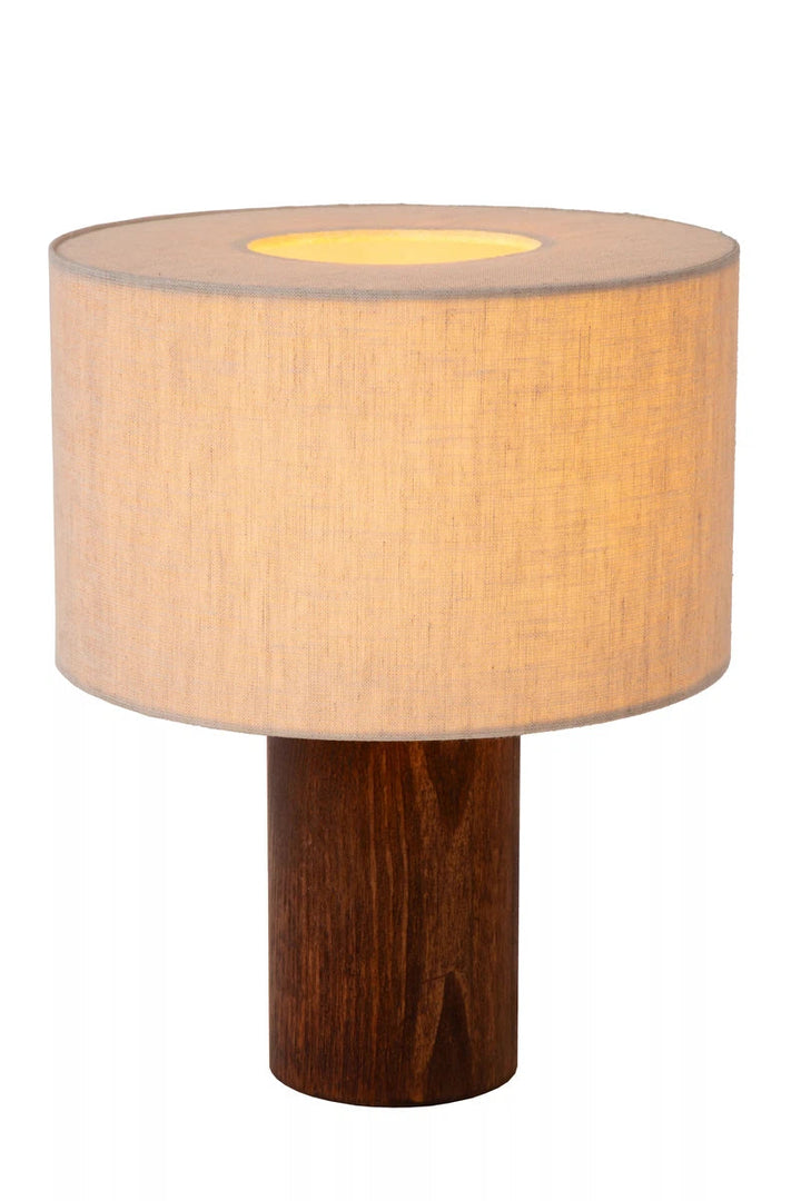 Tachina bordlampe 31,5 cm-Bordlamper-Lucide-Tre / Natur-LC06526/81/70-Lightup.no