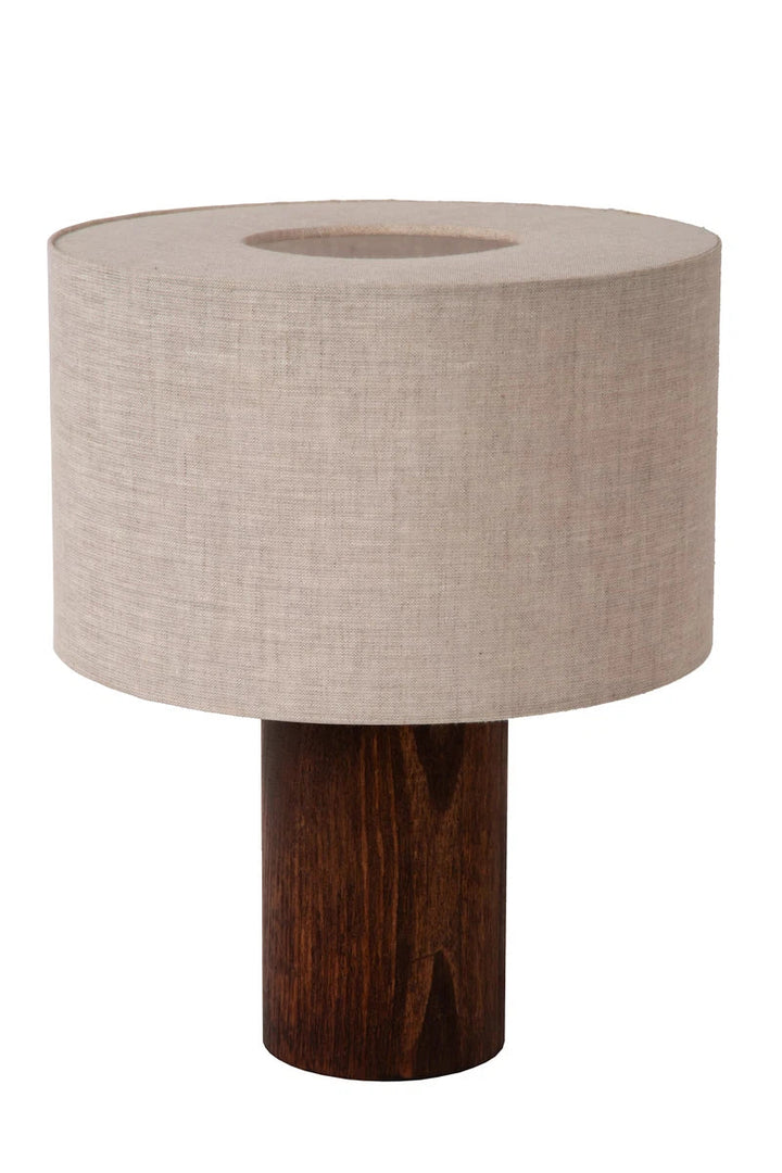 Tachina bordlampe 31,5 cm-Bordlamper-Lucide-Tre / Natur-LC06526/81/70-Lightup.no
