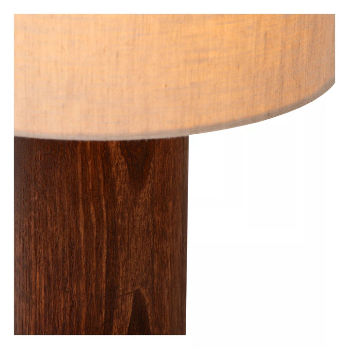 Tachina bordlampe 31,5 cm-Bordlamper-Lucide-Tre / Natur-LC06526/81/70-Lightup.no