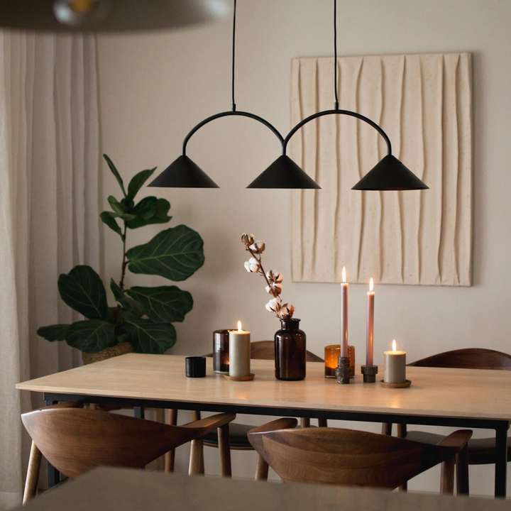 Takpendel Curve 3 - Svart-Takpendler-Globen Lighting-Svart-452011-Lightup.no