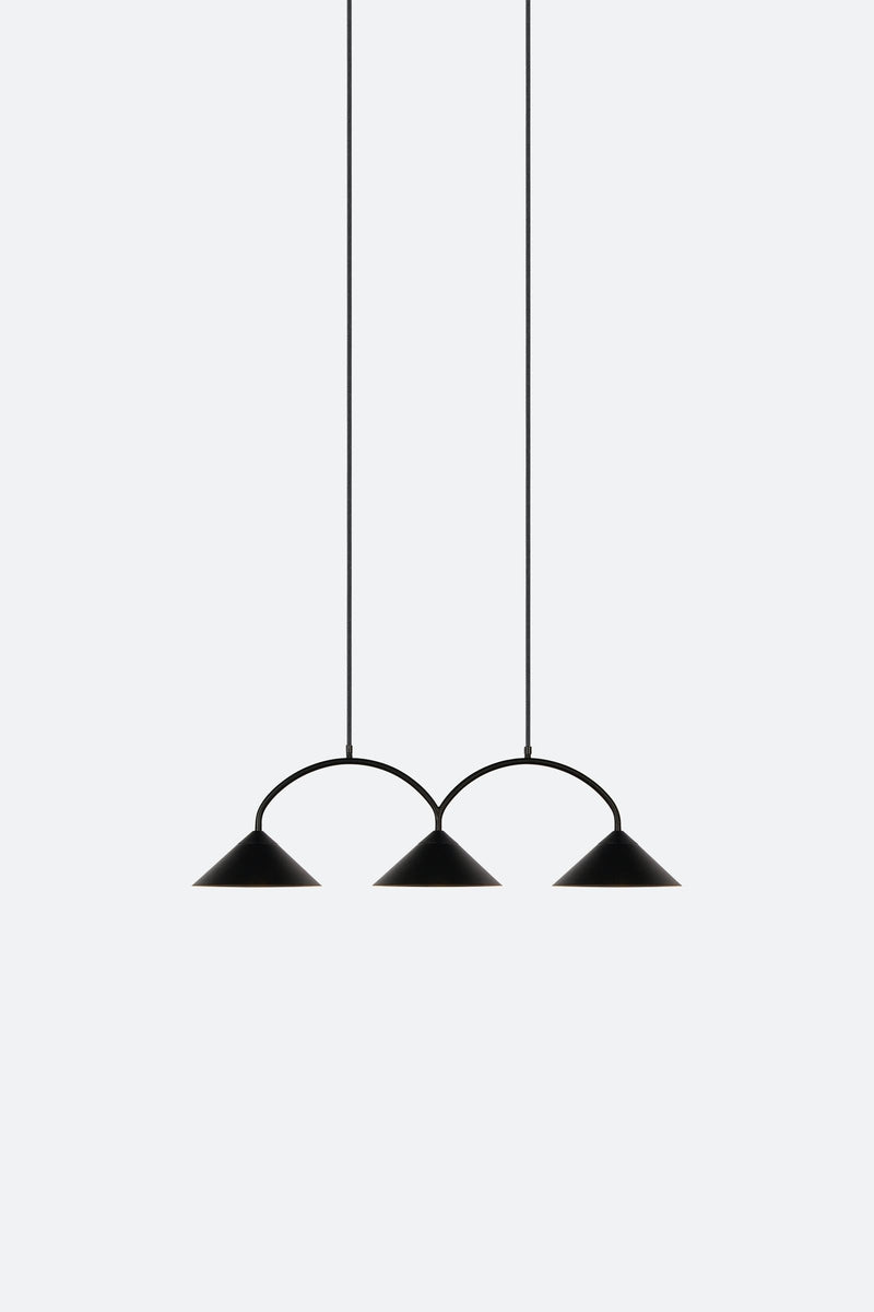 Takpendel Curve 3 - Svart-Takpendler-Globen Lighting-Svart-452011-Lightup.no