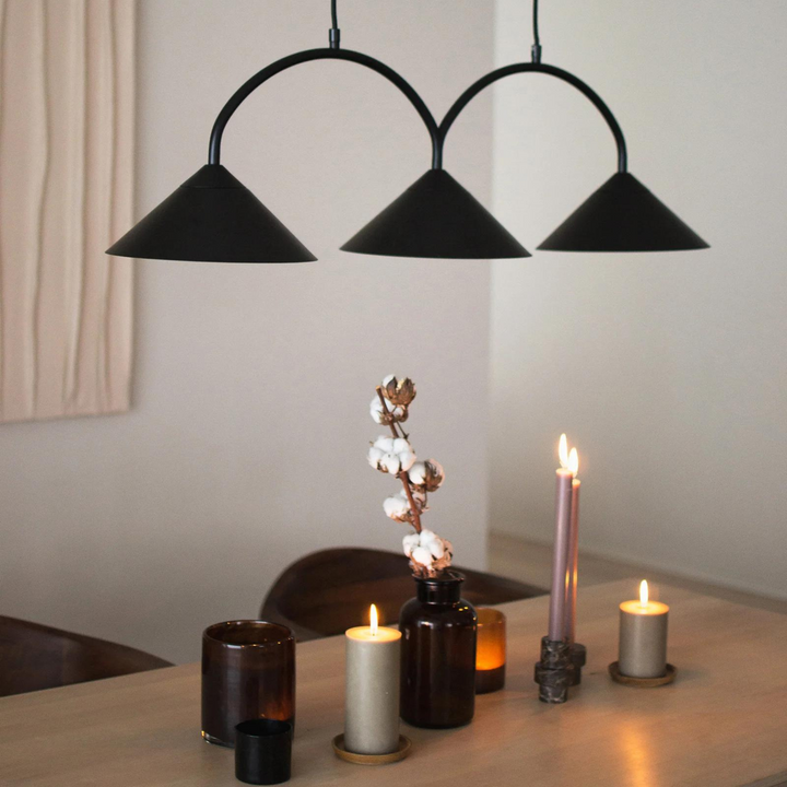 Takpendel Curve 3 - Svart-Takpendler-Globen Lighting-Svart-452011-Lightup.no
