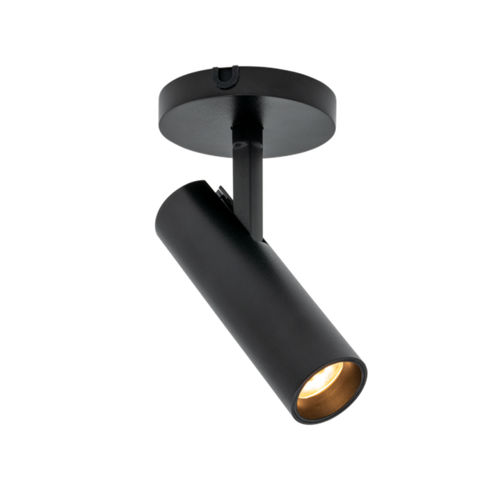 Tania Mini Slim Surface takspot 9W 3000K RA90 Dimbar - Svart-Spotskinner 230V-Norlux-Svart-101931-36-2-p-Lightup.no