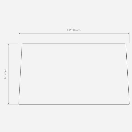 Tapered 320 skjerm - Hvit-Lamp Shades-Astro Lighting-Hvit-Asg__5013020-Lightup.no