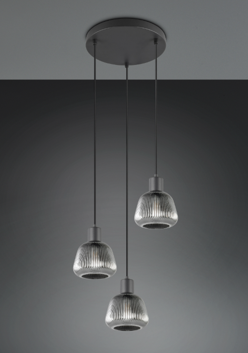 Tarifa rondell takpendel 3-lys-Takpendler-Trio Lighting-Svart-Trl__362830332-Lightup.no