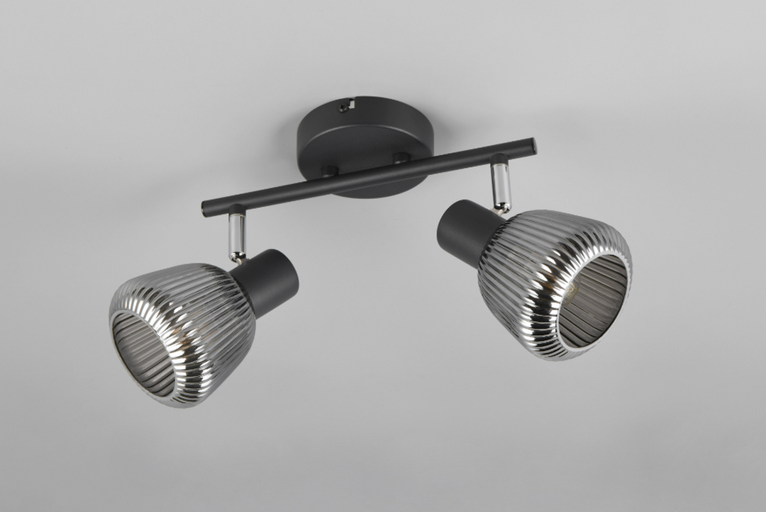 Tarifa taklampe 2-lys-Takpendler-Trio Lighting-Svart-Trl__862800232-Lightup.no