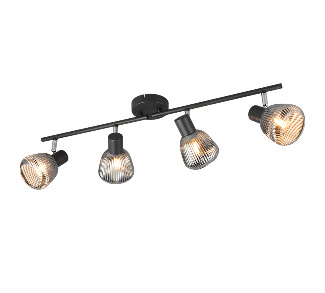 Tarifa taklampe 4-lys-Takpendler-Trio Lighting-Svart-trl__862800432-Lightup.no