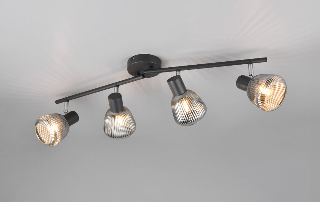 Tarifa taklampe 4-lys-Takpendler-Trio Lighting-Svart-trl__862800432-Lightup.no
