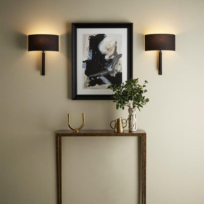 Tate vegglampe m/skjerm - Svart/Bronse-Vegglamper-Astro Lighting-1334007+5026002-Lightup.no