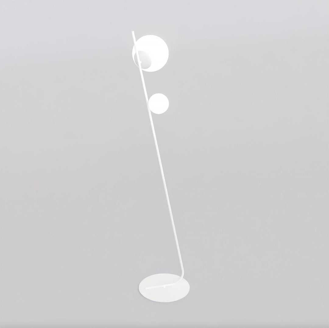 Tatu gulvlampe 2 lys-Gulvlamper-Emibig-Hvit-1505/LP2-Lightup.no