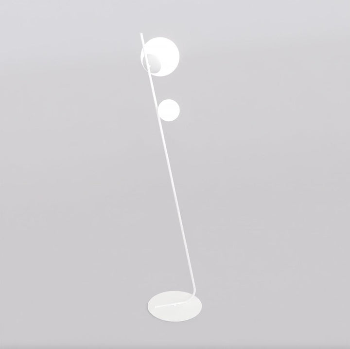 Tatu gulvlampe 2 lys-Gulvlamper-Emibig-Hvit-1505/LP2-Lightup.no