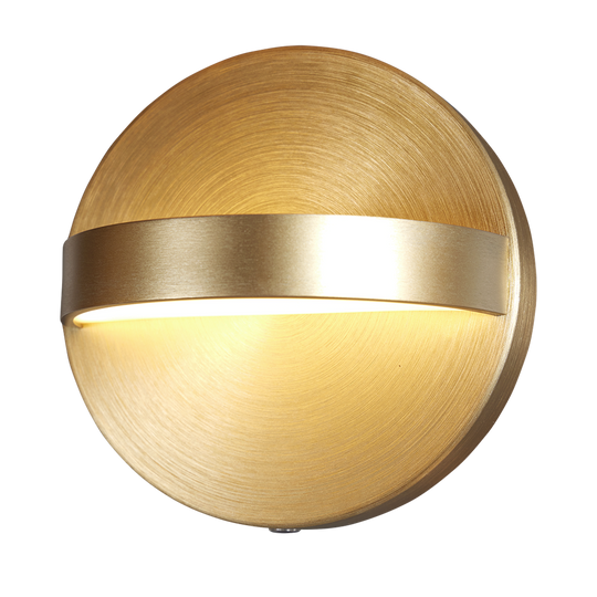Teddy vegglampe opp/ned 5W-Vegglamper-Ms - belysning-Messing-9400000377-Lightup.no