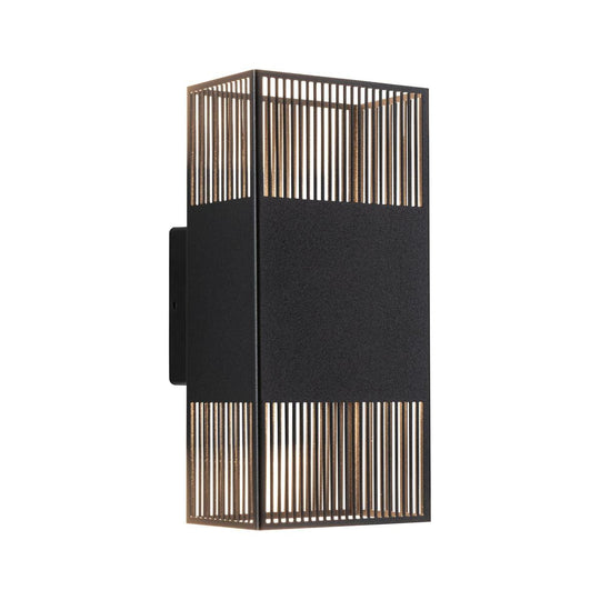 Tharin vegglampe opp/ned 2 x 3,7W 3000 Kelvin IP44-Utebelysning vegg opp og ned-Paulmann-Svart-PL-71251-Lightup.no