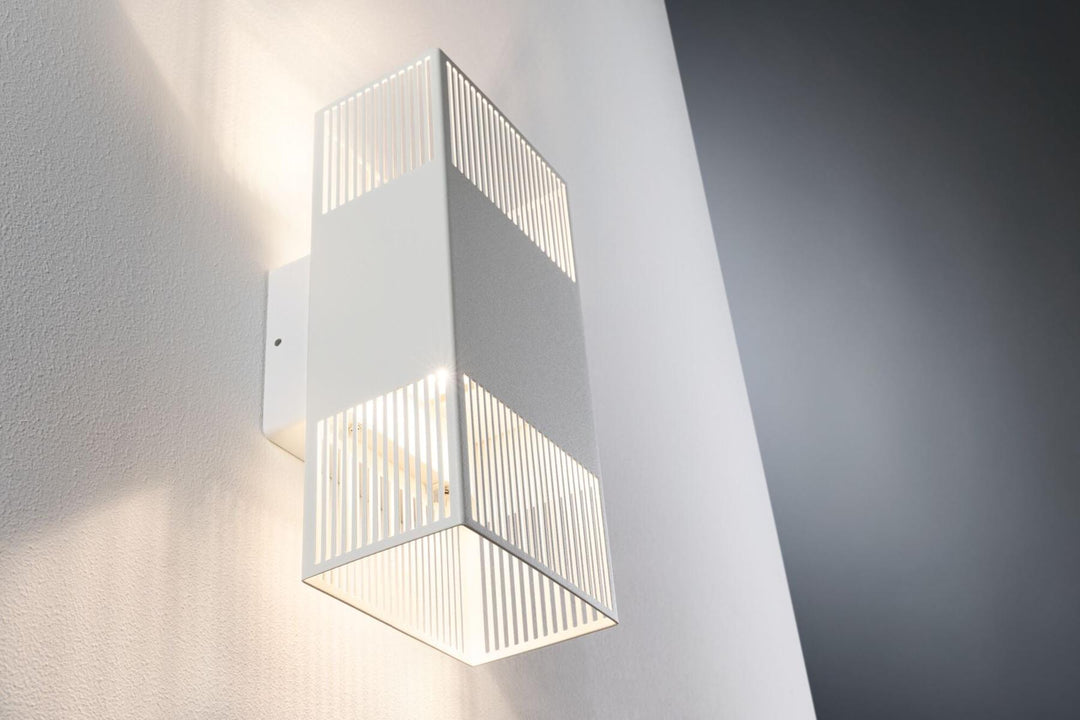 Tharin vegglampe opp/ned 2 x 3,7W 3000 Kelvin IP44-Utebelysning vegg opp og ned-Paulmann-Svart-PL-71251-Lightup.no