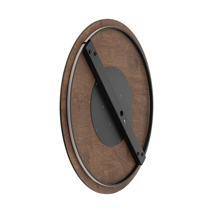 Timber rund vegglampe 50 cm 16W 3000 Kelvin-Vegglamper-Nowodvorski-Brun-N-11292-Lightup.no