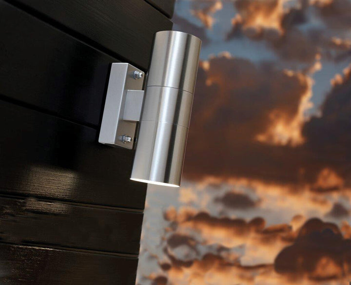 Tin duo vegglampe utendørs opp/ned IP54-Utebelysning vegg veggskjold-Nordlux-Kobber-21279930-Lightup.no