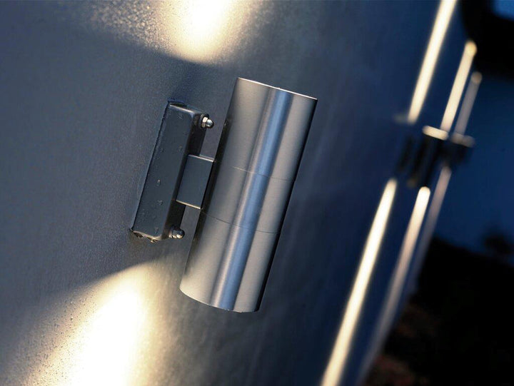 Tin duo vegglampe utendørs opp/ned IP54-Utebelysning vegg veggskjold-Nordlux-Kobber-21279930-Lightup.no