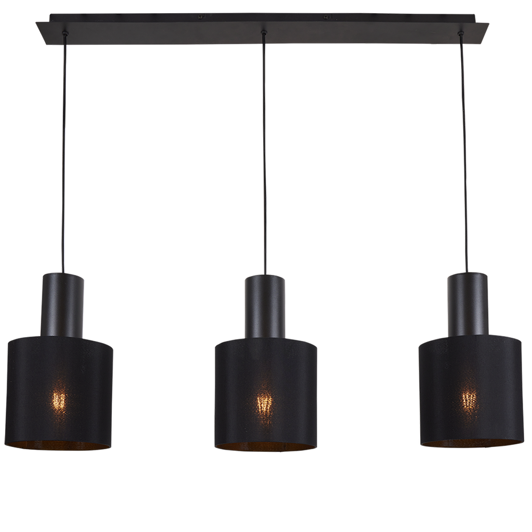 Torino takpendel skinne 3-lys - Svart-Takpendler-Ms - belysning-Svart-9400000057-Lightup.no