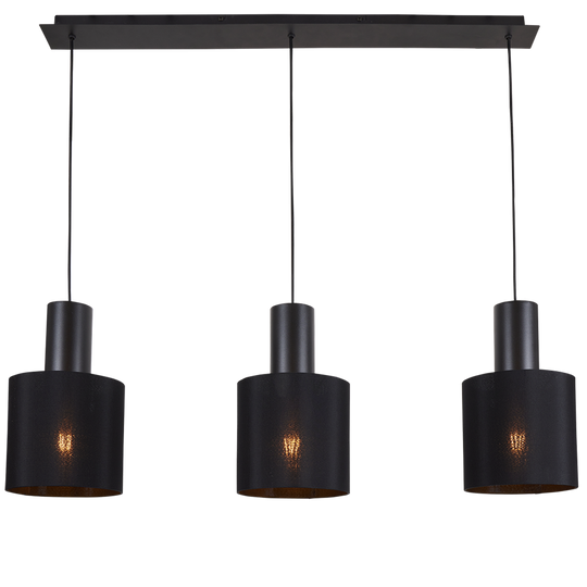 Torino takpendel skinne 3-lys - Svart-Takpendler-Ms - belysning-Svart-9400000057-Lightup.no