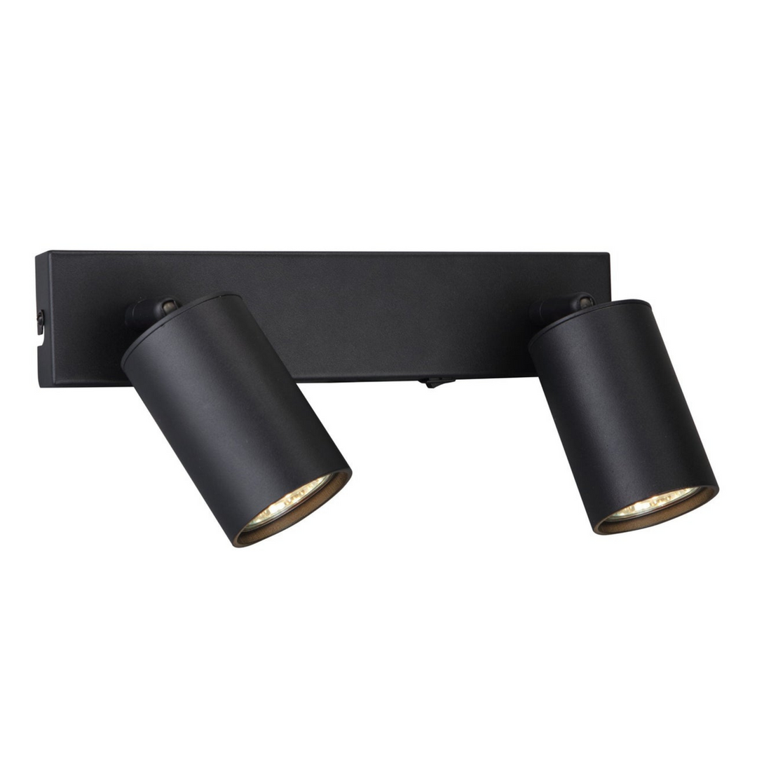 Toronto dobbel vegglampe - Svart-Vegglamper-Ms - belysning-Svart-9400496721-Lightup.no